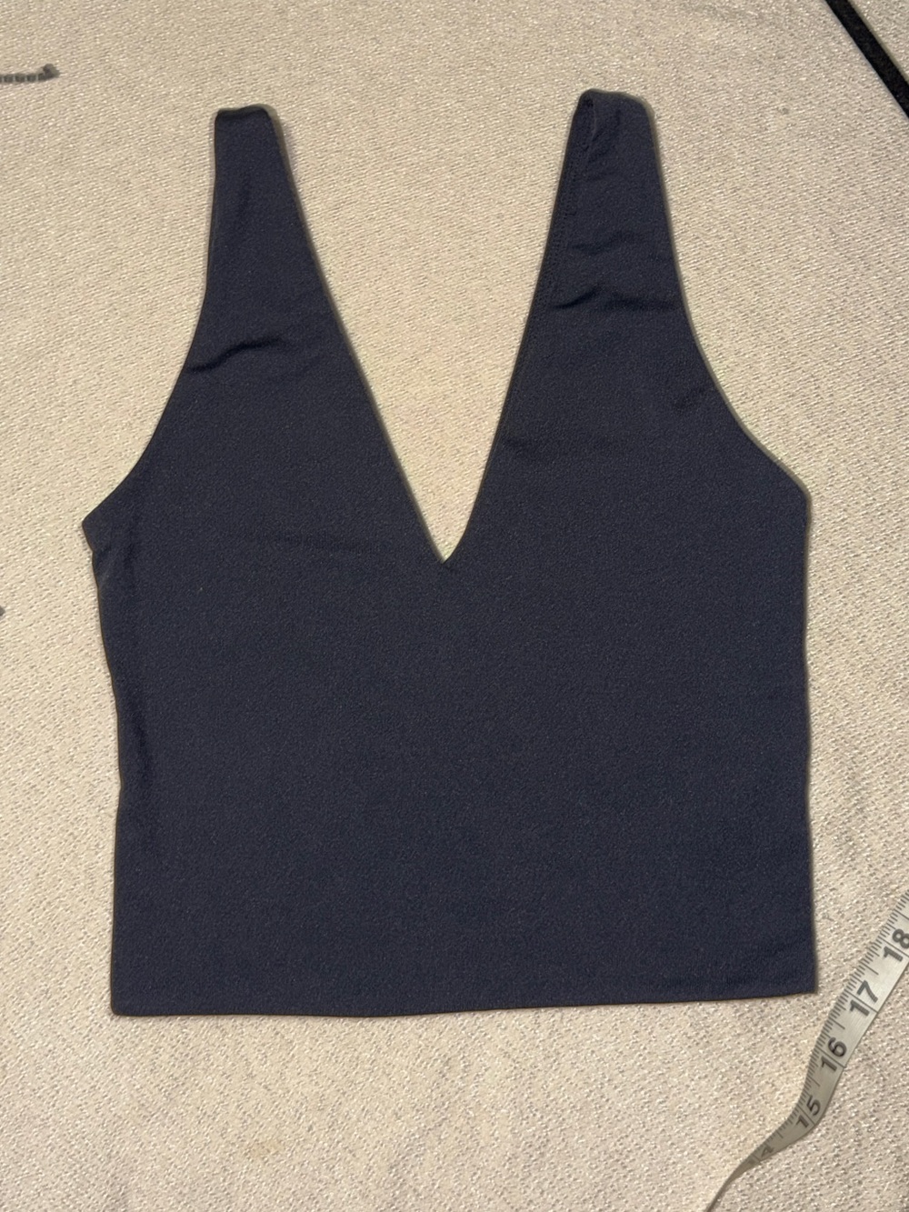 Aritzia Babaton Contour V-neck Tank (black)